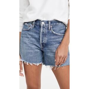 Agolde 'Parker' Blue Long Loose Vintage Shorts Size 26